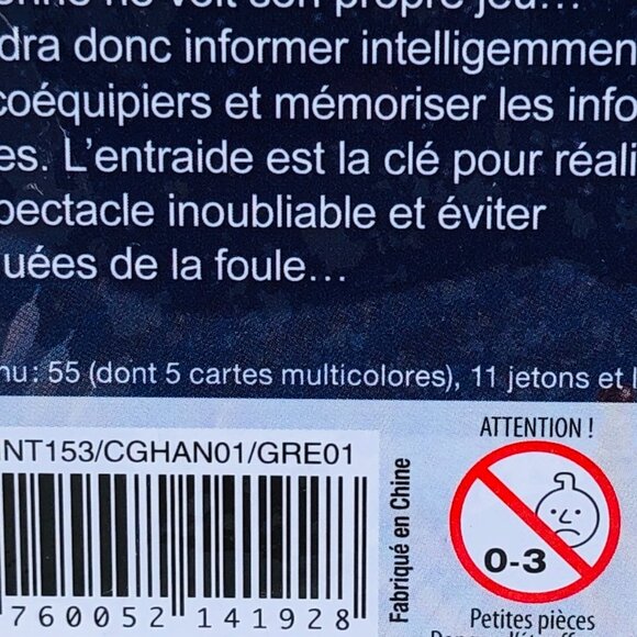 Hanabi Tin Box French Version cooperative card Game New Sealed Age 8+ - Picture 11 of 11